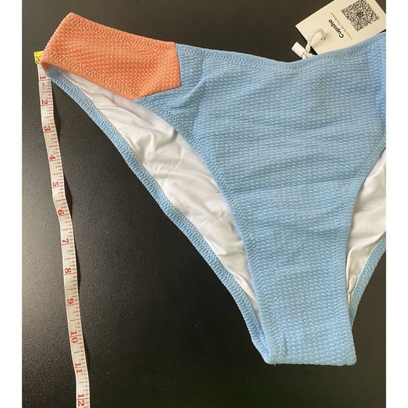 NWT Cupshe Light blue and Pink Two Piece Bikini Size XL - Picture 6 of 7